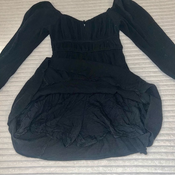 Hollister Boho Black Long Sleeved Mini XS With Built in Shorts - Picture 3 of 5